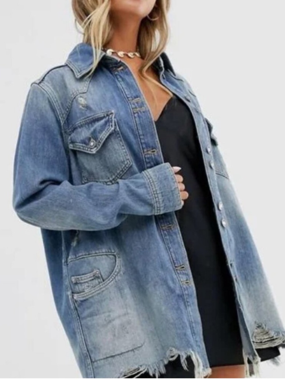 Free people Moonchild Denim Jacket